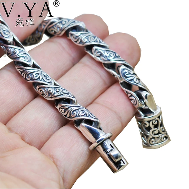 Silver Bracelets For Men - Buy Silver Bracelets Designs For Men online at  Best Prices in India | Flipkart.com