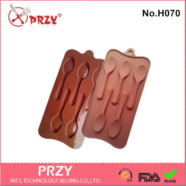 

5 Spoons Chocolate Mould Candy Mold , Cake decoration mold bakeware cupcake baking molds