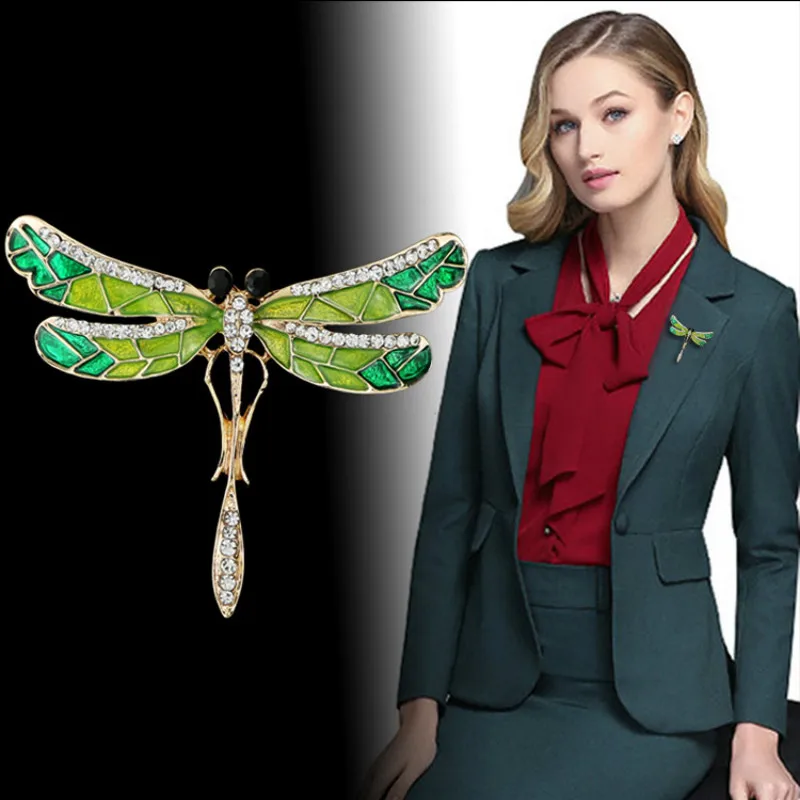 

2018 new brooch brooch high-grade alloy drip imitation drill brooch factory wholesale