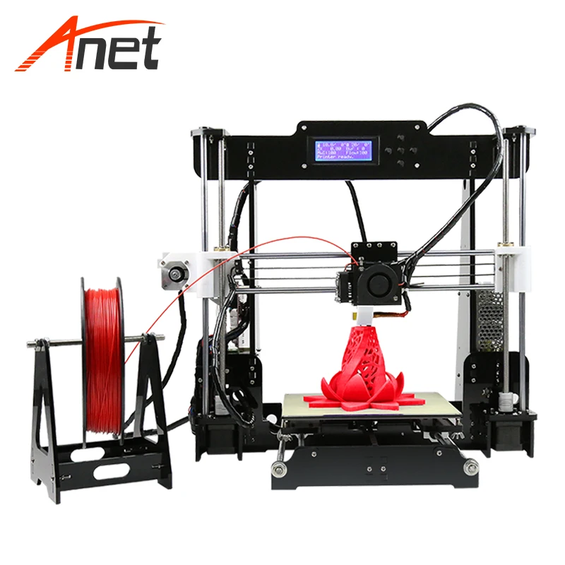 Anet A8 автоматический 3d Принтер Комплект 240 Вт быстрый нагрев цифровой принтер