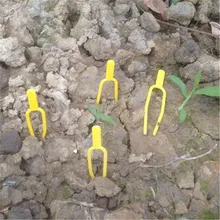 Herramientas de jardín 1000 unid plástico Plant Quality Clips Stolons fijación fijación Fixture clamp tenedor de fresa agricultura Clip jt011