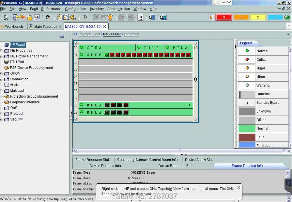 Хуавэй imanager U2000 программное обеспечение для управления GPON EPON MA5680/5608/5683 т OLT