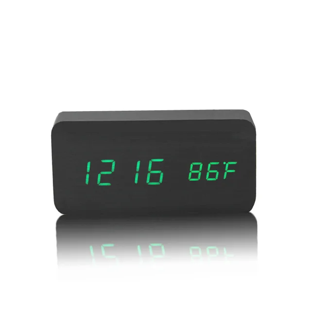 Best High End Alarm Clocks Thermometer Wood Wooden Led Digital Voice Best High End Alarm Clocks Thermometer Wood Wooden Led Digital Voice Table Clock