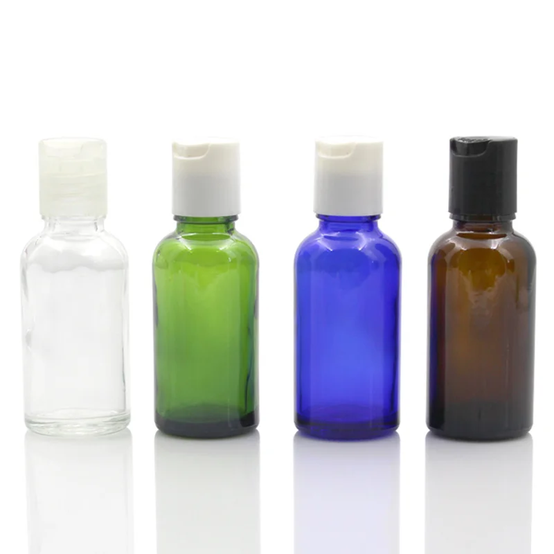 

10/30PCS 30ml Glass Lotion hair bath essential oil Bottles Refillable Bottles Cosmetic Bottles Sample Bottles