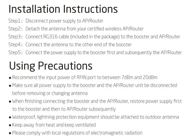 4W Wifi Không Dây Bộ Khuếch Đại 2.4 Ghz 802.11n Bộ Khuếch Đại Công Suất Phạm Vi Signa Tăng Áp Cho Router Wifi Tín Hiệu Wifi Repeater portable wifi signal booster