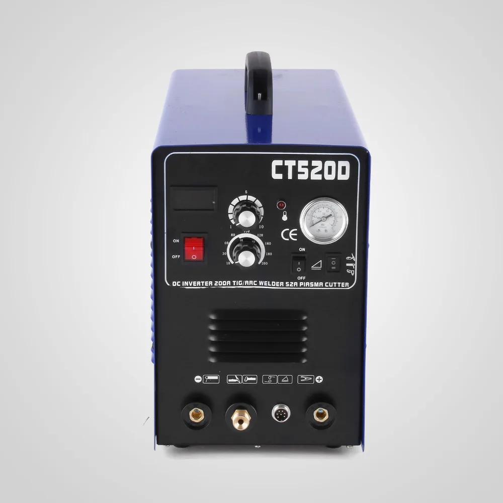 Плазменный резак VEVOR CT520D палка сварочный аппарат Tig 3 в 1 комбинированный