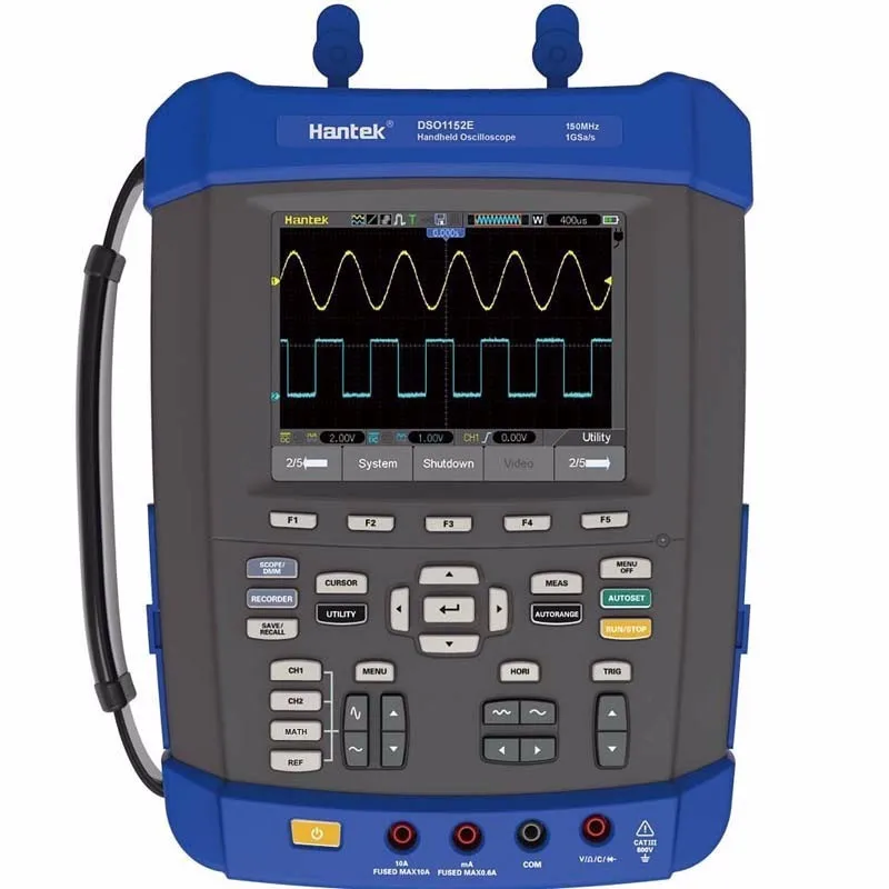 

Hantek DSO1152E Spectrum Analyzer/Frequency Counter 25Mz Arb DSO1152E Oscilloscope Waveform Generator 200 Mesa/s DDS DSO1152E