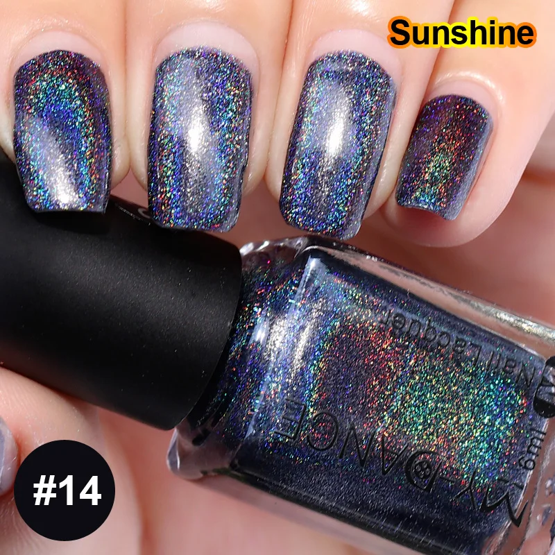 6ML Hologram Effect Nail Polish Laser Diamond Holographic Holo Glitter