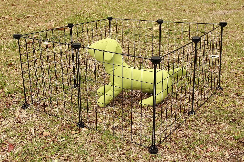 Diy Dog Fence Portable Detachable Pet Cage Dog Fences AliExpress