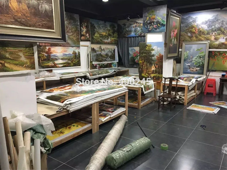 para a decoração da parede pintada à Mão de Alta qualidade