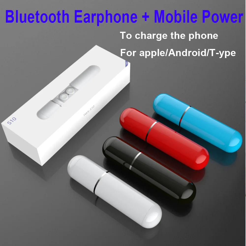 Portable In-ear Wireless Earphone Bluetooth Earbuds Headse Super Bass TWS V5.0 Waterproof IPX6 Noise reduction PK i10 I12 W1 I30 |