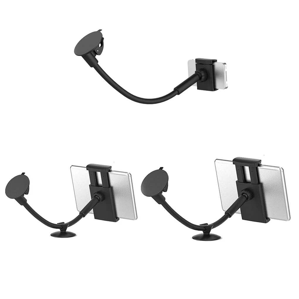 

360 Degree Rotation Suction Cup Phone Holder Windshield Dashboard Flexible Long Arm Car Phone Clamp Bracket