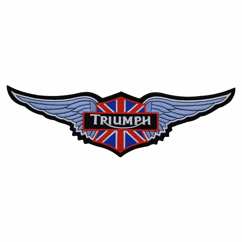 Нашивка Triumph на заказ, нашивка для мотоцикла, байкера, нашивка с вышивкой, железная Накладка для куртки, аксессуары для одежды в стиле панк, значок