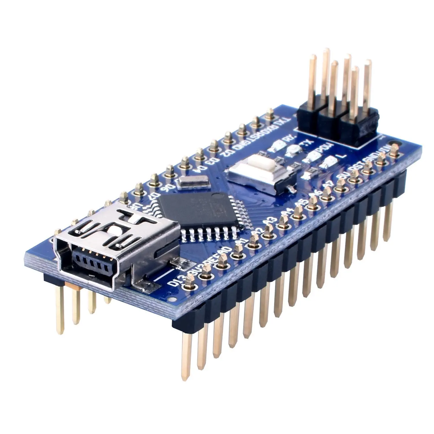 10 шт. Мини Nano V3.0 Atmega328p 5 в 16 м микроконтроллер модуль для Arduino