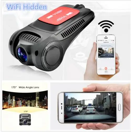 Автомобильный видеорегистратор с Wi Fi NOVATEK 96658 Sony IMX323 FHD 1080p автомобильная черная