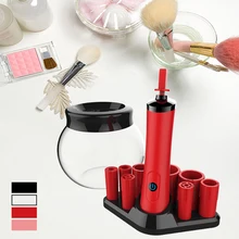 Новая 4 цвета электрическая губка для удаления макияжа Набор фенов спиннинг чистая быстросохнущая макияж щётки промывка инструмент
