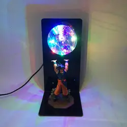 Dragon Ball ночник Гоку прочность бомбы Творческий Настольная лампа светодио дный Спальня декоративного освещения детские праздничные подарки