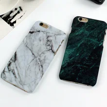 Retro Smooth Marble Phone Case Cover for iPhone 7 6 6S Plus 5 5s SE Hard PC Case Coque Ultra Slim Back Covers Capa Fundas