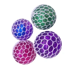 Jumbo красочный сетчатый шар губчатая бусина мягкая игрушка медленно поднимающаяся игрушка для снятия стресса забавная игрушка-Антистресс игрушка для детей