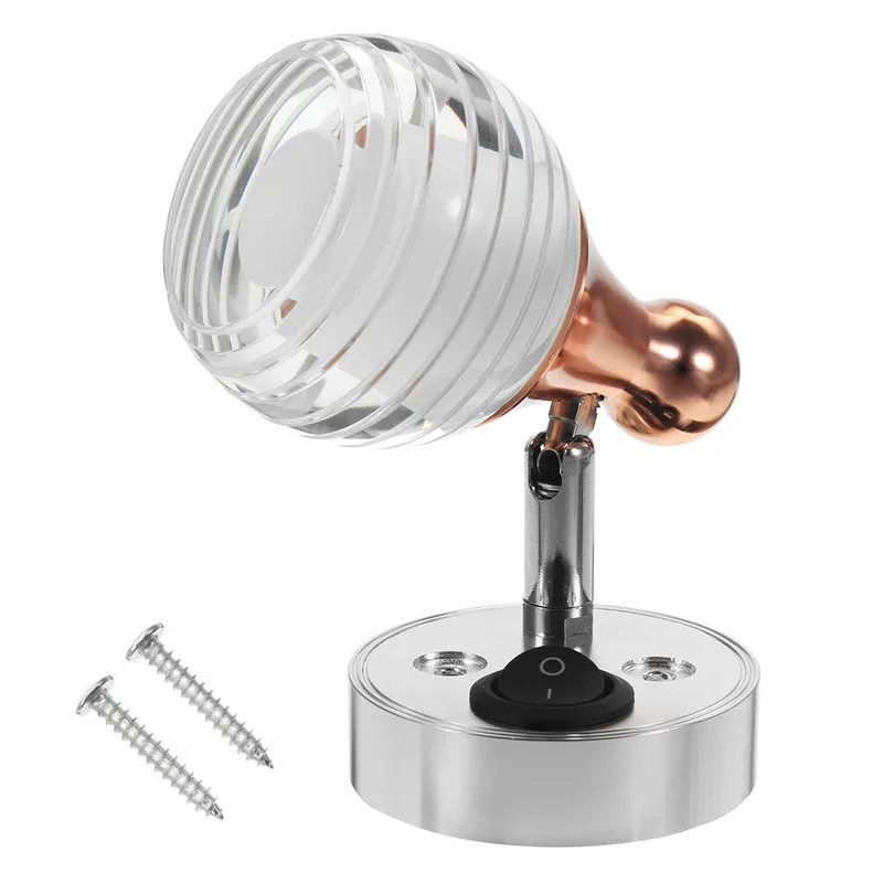 4W 12V White Reading lamp LED Spot light interior Reading ... on Led Interior Wall Sconces id=21254