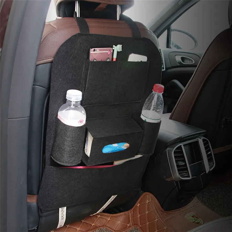 2017 top quality New Car Auto Seat Back Multi Pocket Storage Bag