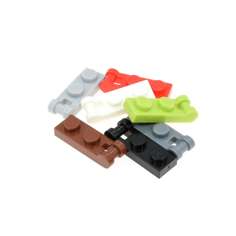 

10pcs/lot Bricks Plate Modified 1 x 2 with Handle on End -Closed Ends fit with 60478 DIY Building Blocks Toys for kids gifts