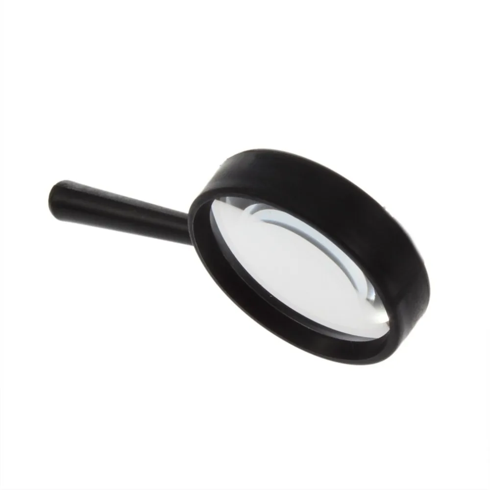 Top Handheld Reading 5X Magnifier Hand Held Magnifying 25mm Mini Pocket Magnifying Glass Children Magnifying Glass