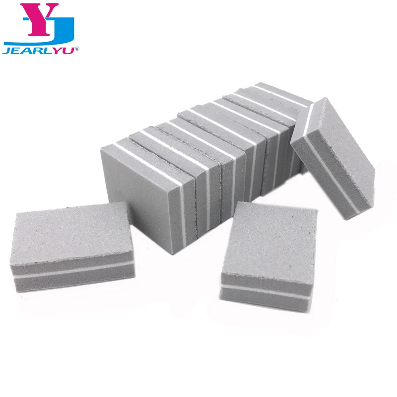 

50pcs/lot Nail File 100/180 Buffer lime a ongle Nail Art Tool Washable Buffing Sand Paper Mini Sponge Files Polish Trimmer Emery