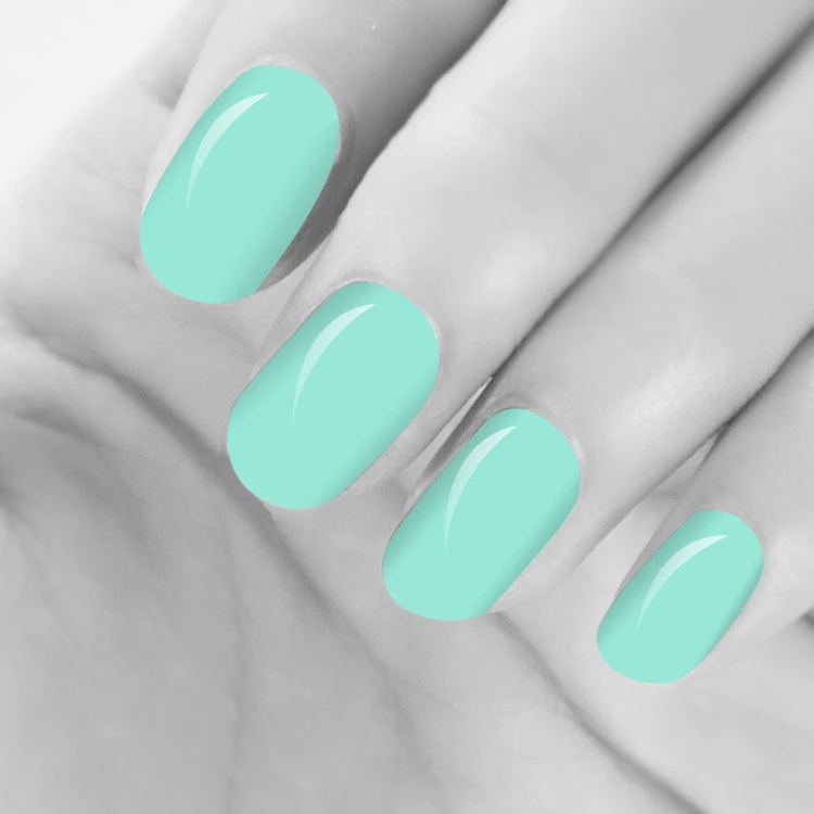 0pcs Lot New Mint Green Nail Polish Stickers Solid Fashion Nail Art Stickers Free Shipping Stickers And Decals For Cars Sticker Diamondsticker Books Collecting Stickers Aliexpress