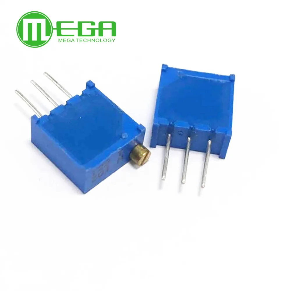 100 pcs 3296W-103 3296 W 10K ohm Trim Pot Trimmer Potentiometer NEW