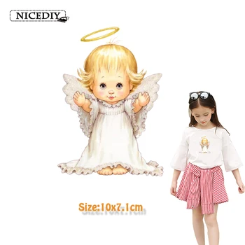 

Nicediy Lovely Baby Angel Patches Heat Transfer Vinyl Sticker Iron On Patch Clothes Stickers Easy Print By Household Irons Badge