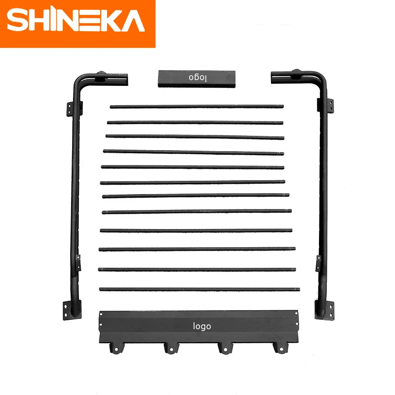 SHINEKA внешний Автомобильный багажник на крышу 135x106x15 см металлический