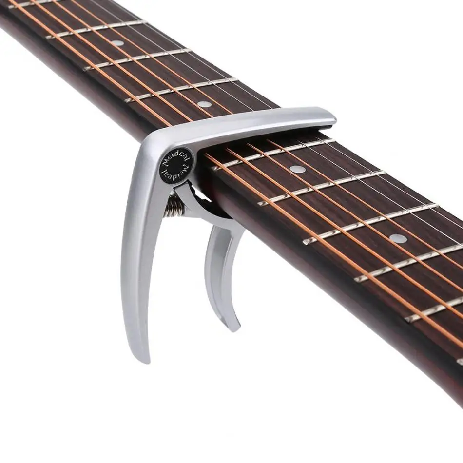 1 Pc Guitar Capo Single handed Quick Change Metal Guitar Capo Clamp for