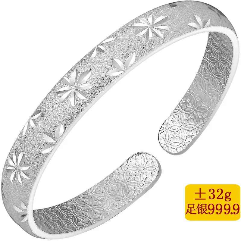 

2019 Rushed Limited Armbanden Voor Vrouwen 999.9 Nail Sand Bracelet Sterling Stars All Over The Sky Ornament Fashion Bracelets