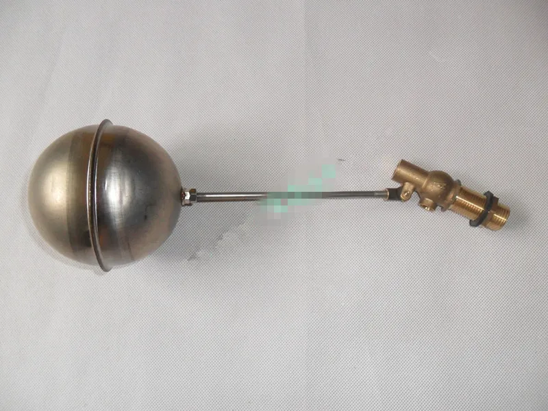 1) 4" Ball DN15 1/2"BSP Male Stainless Steel Brass Water Boiler Machine