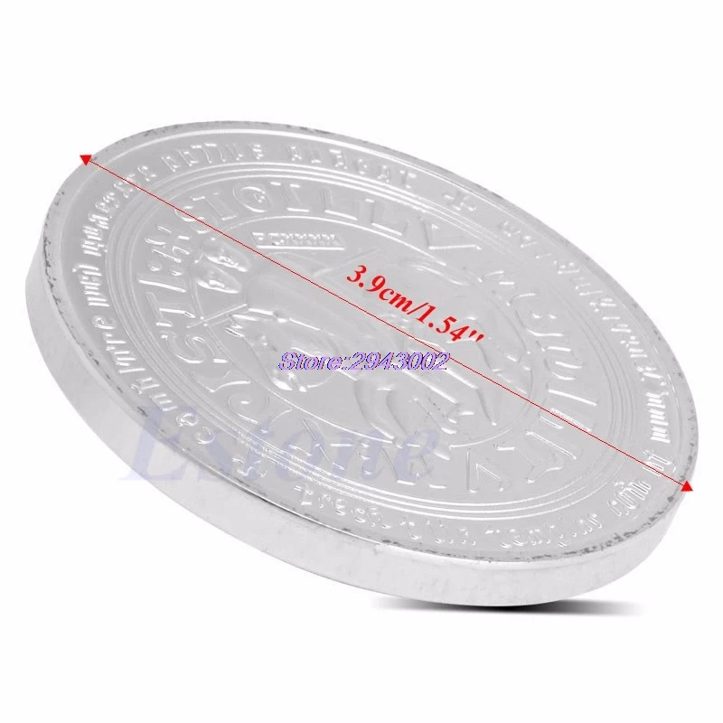 Silver Plated Masonic Knights Templar Europe Red Cross Commemorative Coin Token