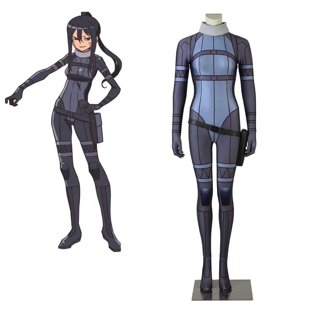 Cosplaydiy Anime Sword Art Online Alternative Gun Gale Online Costume GGO Pitohui Jumpsuit Costume L320 Cosplaydiy Anime Sword Art Online Alternative Gun Gale Online Costume GGO Pitohui Jumpsuit Costume L320
