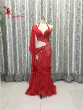 Bellydance oriental Belly Indian gypsy dance dancing costume costumes clothes bra belt chain scarf ring skirt dress set suit 188