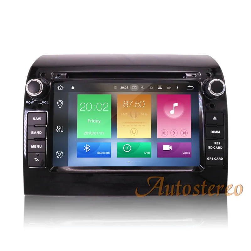 Flash Deal Android 8.0 4+32GB Car DVD Player GPS Navigation Headunit for FIAT DOBLO 2016 2017 Auto Stereo Unit Vehicle Multimedia 2