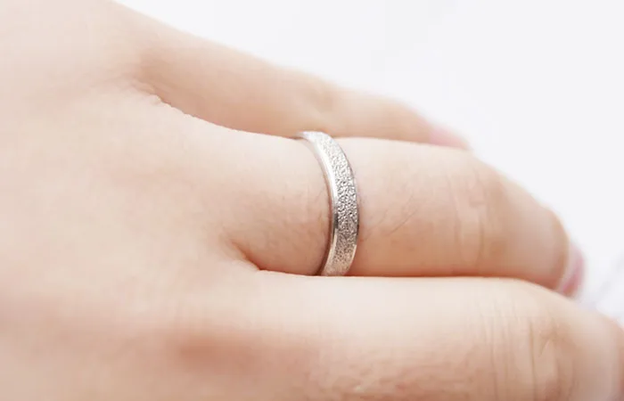 Fashion sterling silver couple rings. Solid 925 silver wedding engagement ring. Woman or man single ring. Wholesale jewelry