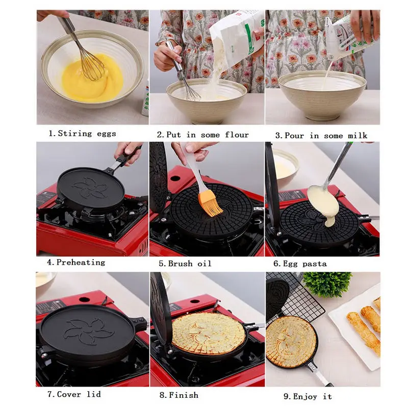 Многофункциональный DIY хрустящее яйцо рулон мороженого конус чайник Форма для