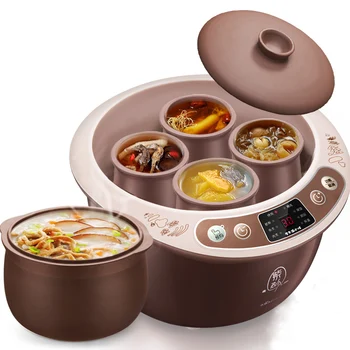 

Bear DDZ-A35M5 Electric Cooker High Capacity Purple Sand Stew Pot Waterproof Stew Pot Pot Soup Pot Fully Automatic