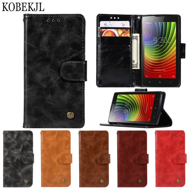 

For Lenovo A2010 Case 4.5 Wallet PU Leather Phone Case For Lenovo A2010 2010a A2010-a A 2010 A2010a Case Cover Flip Silicone Bag