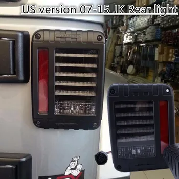 

1 Pair US Version 07-15 wrangler JK LED Taillight 12v LED Tail light for Je ep with Free shipping (Only US version)