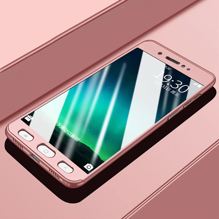 YAMIZOO Case For Xiaomi Redmi Nota 5a Prime Case 360 Hard Luxury Cover Protective Glass For Xiaomi Redmi Note 5a Case 5a On Pro  (4)