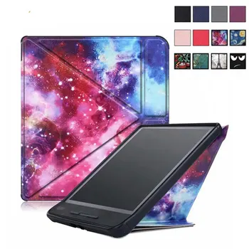 

Printed PU Leather Flip Folio Case For Kobo Forma 8 inch Transformers Stand Back Cover For KOBO Forma 8" 2018 tablet case+gifts