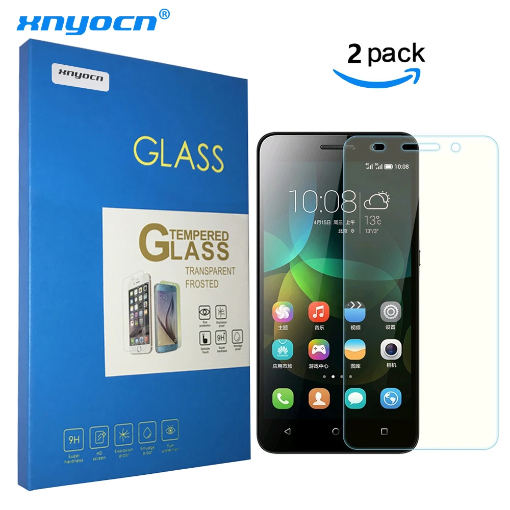 

Honor 4C Pro Screen Protector Tempered Glass Xnyocn for Huawei Ultra Thin 4c Pro Original Clear Protective Glass Film 2.5D 9H