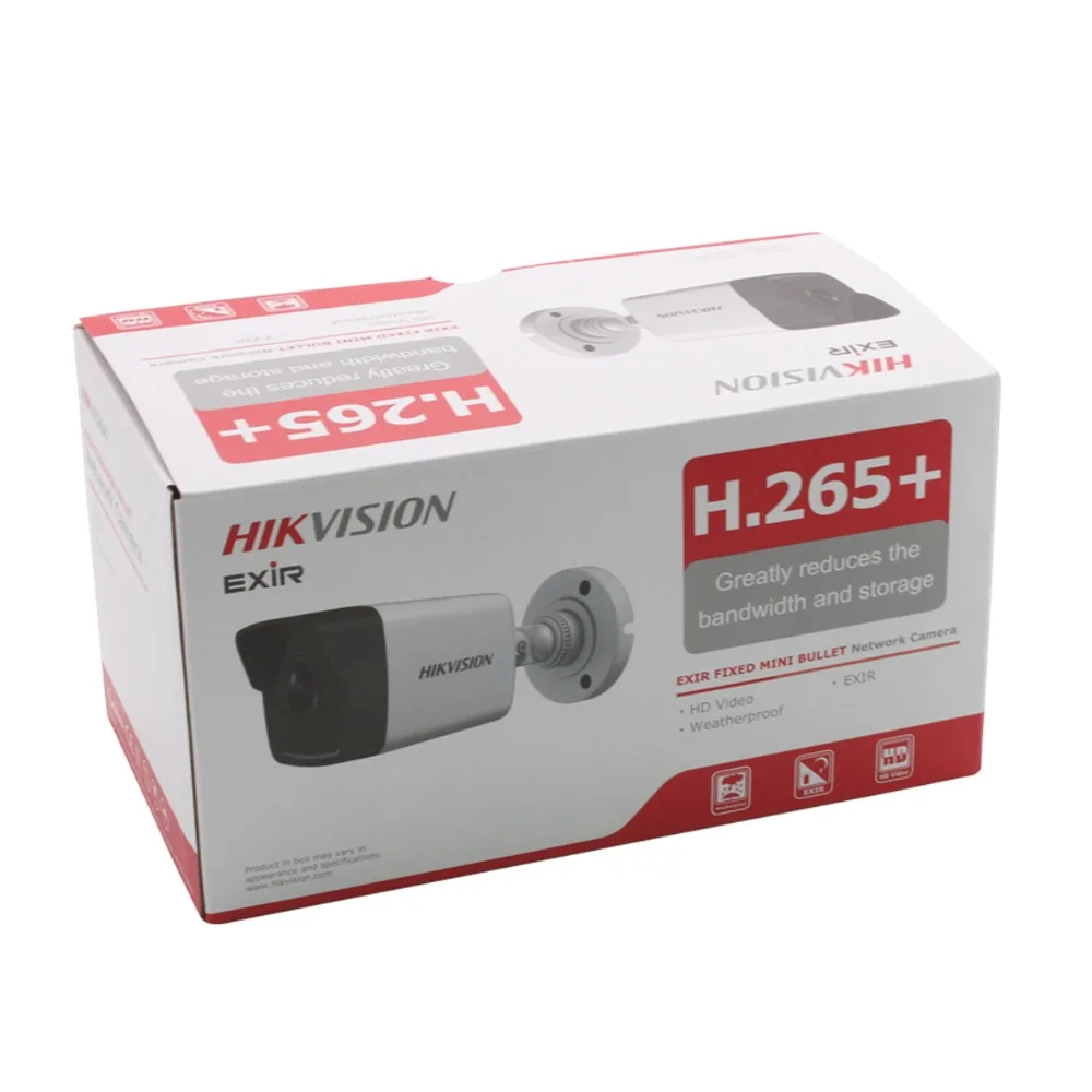 Hikvision Оригинальная камера наблюдения DS 2CD1043G0 I 4MP ИК Сетевая ip POE H.265 + Замена 2CD1041