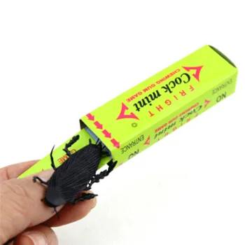 

April Fool's Day Spoof Person Funny Gadgets Tricky Toys Surprised Cockroaches Gum Halloween Gift For Joke