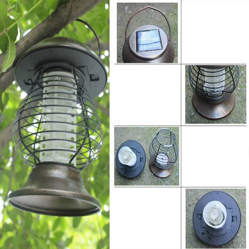 Chiclits Solar Power Mosquito Killer Light Convenient Portable UV LED Pest Killing Lamp Outdoor Camping Waterproof Bug Repellent (6)